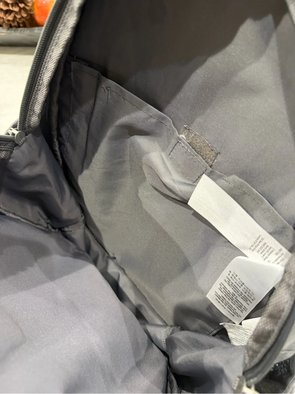 Pottery Barn Kids Gray Shark Skeleton Print Backpack glow in the dark